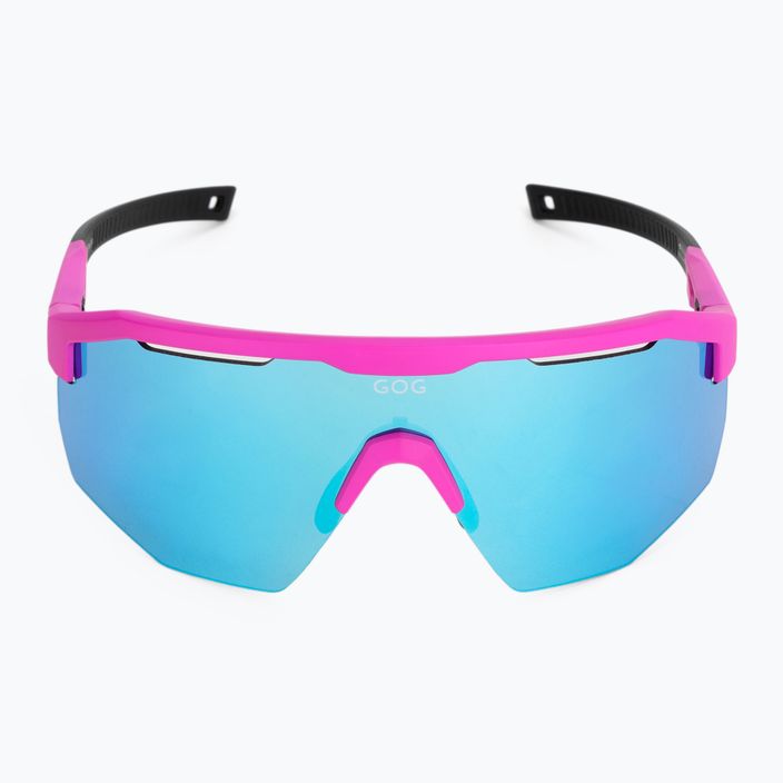 Okulary przeciwsłoneczne GOG Argo matt neon pink/black/white-blue 4