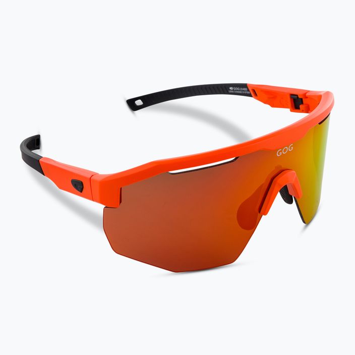 Okulary przeciwsłoneczne GOG Argo matt neon orange/ black/ polychromatic red 2