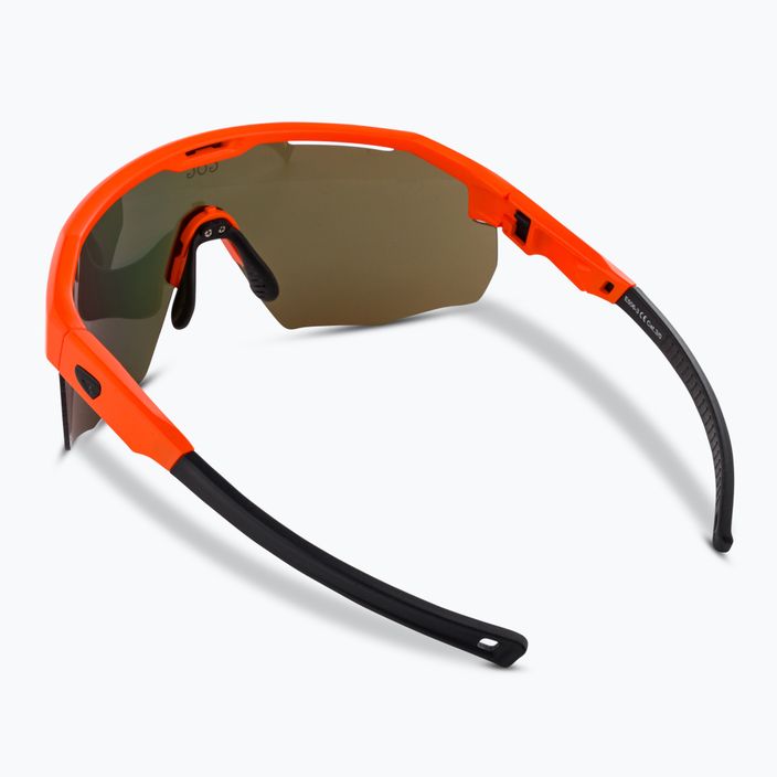Okulary przeciwsłoneczne GOG Argo matt neon orange/ black/ polychromatic red 3