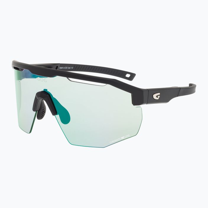 Okulary przeciwsłoneczne GOG Argo C matt black/polychromatic green 5