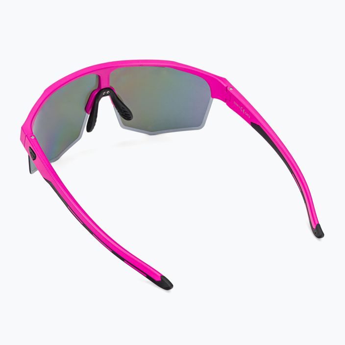 Okulary przeciwsłoneczne GOG Athena matt neon pink/black/polychromatic white-blue 2