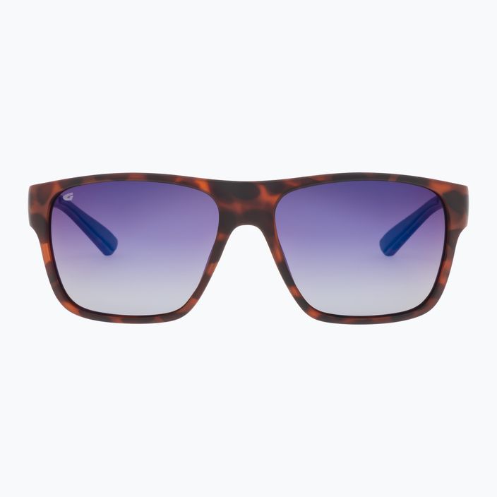 Okulary przeciwsłoneczne GOG Henry matt brown demi/blue mirror 6