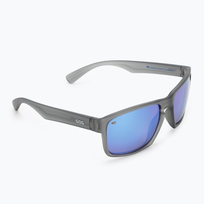 Okulary przeciwsłoneczne GOG Logan matt cristal grey/polychromatic white-blue