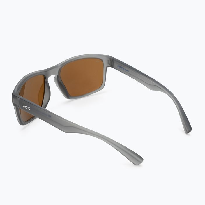 Okulary przeciwsłoneczne GOG Logan matt cristal grey/polychromatic white-blue 2