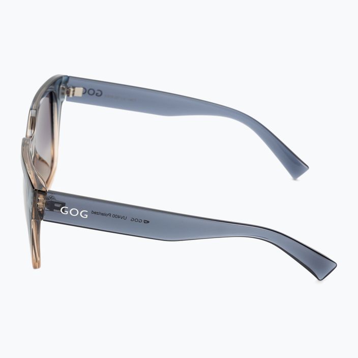 Okulary przeciwsłoneczne damskie GOG Hazel cristal grey/brown/gradient smoke 4