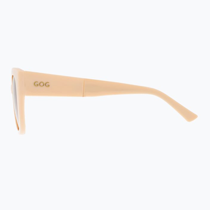 Okulary przeciwsłoneczne damskie GOG Claire beige/gradient brown 3