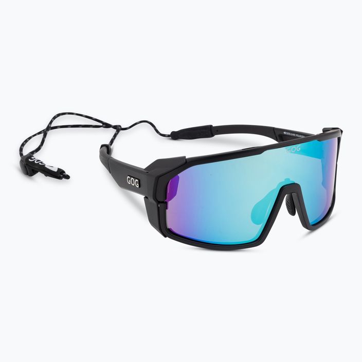Okulary przeciwsłoneczne GOG Annapurna matt black/polychromatic white-blue