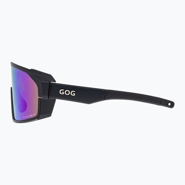 Okulary przeciwsłoneczne GOG Annapurna matt black/polychromatic white-blue 5