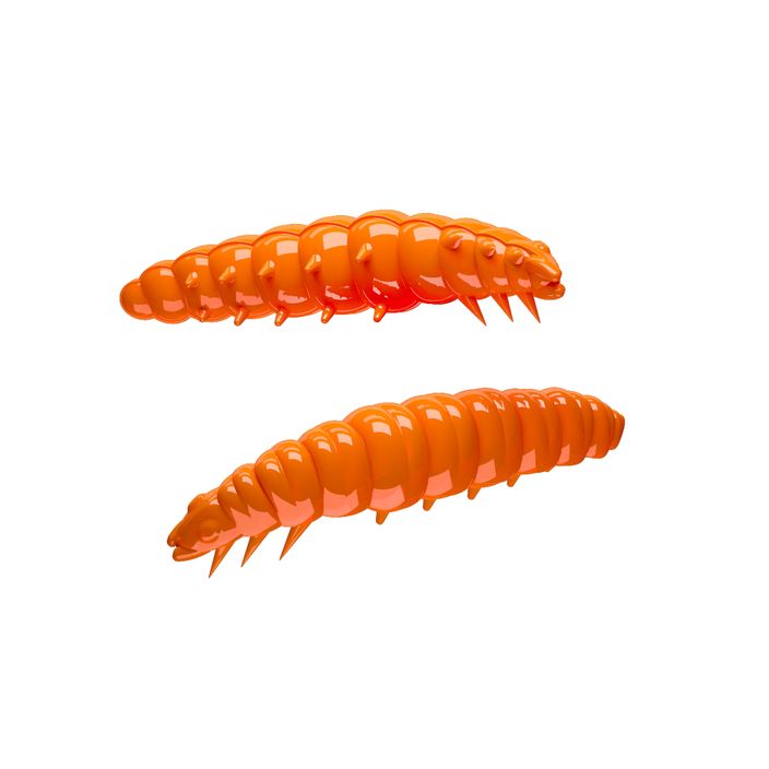 Przynęta gumowa Libra Lures Larva Krill hot orange 2