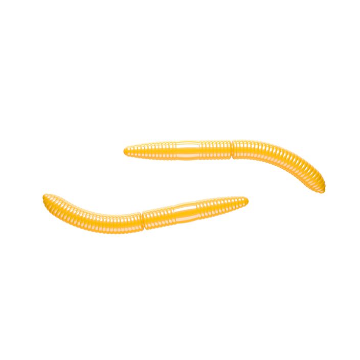 Przynęta gumowa Libra Lures Fatty D'Worm Krill 10 szt. dark yellow 2