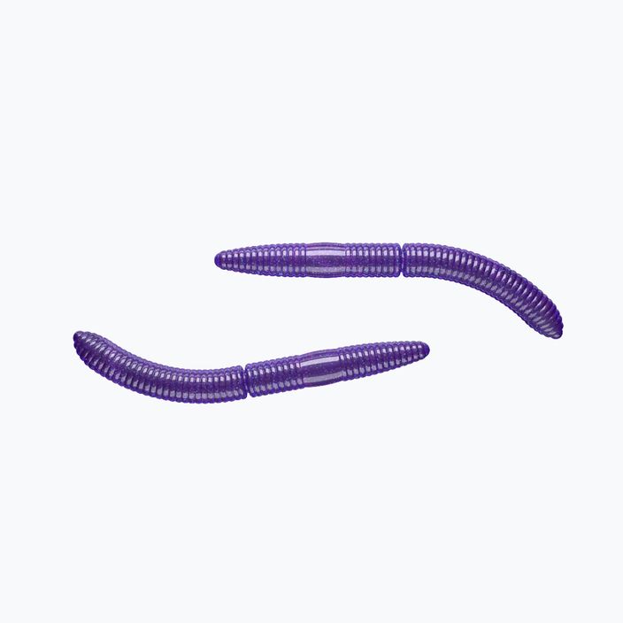 Przynęta gumowa Libra Lures Fatty D'Worm Ser 8 szt. purple with glitter