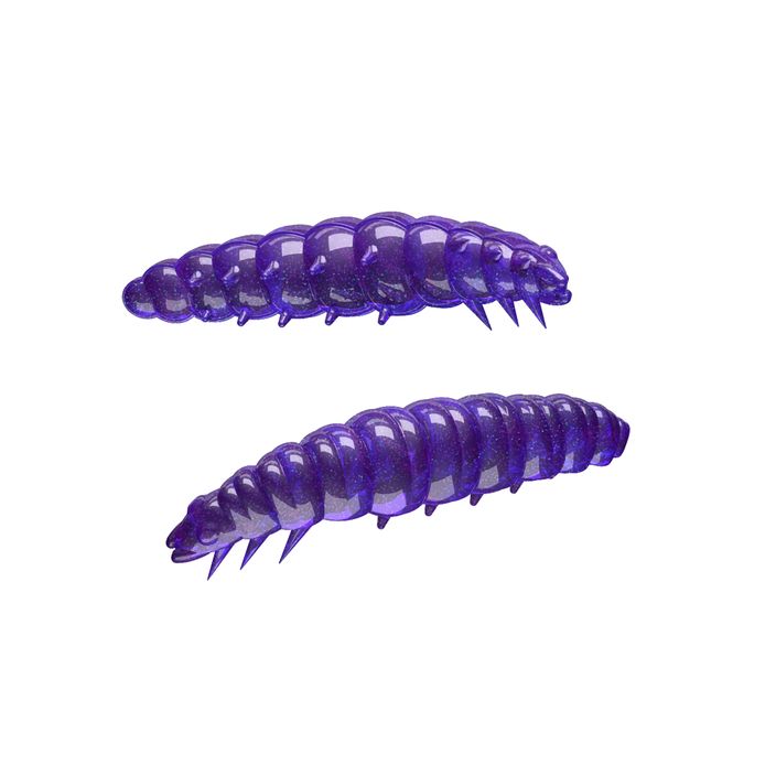 Przynęta gumowa Libra Lures Larva Krill purple with glitter 2