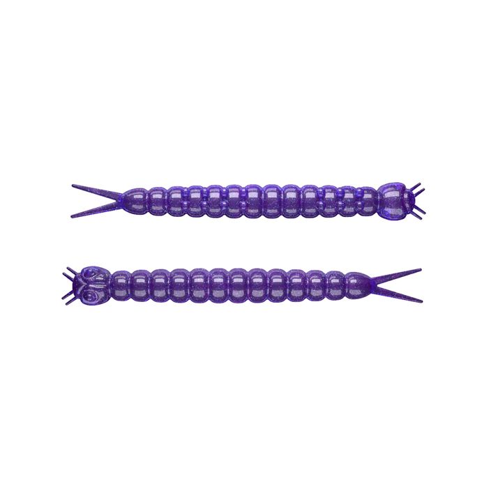 Przynęta gumowa Libra Lures Slight Worm Krill 15 szt. purple with glitter 2