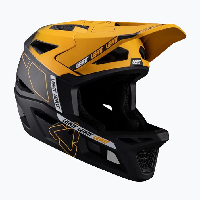 Kask rowerowy Leatt MTB Gravity 6.0 Carbon V24 gold