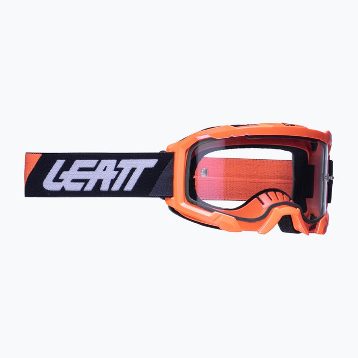 Gogle rowerowe Leatt Velocity 4.5 neon orange/clear 6