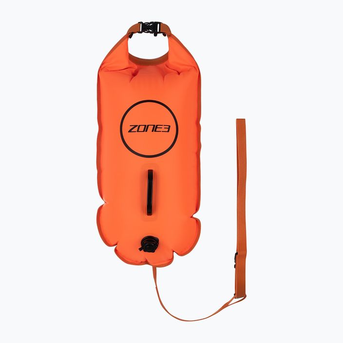 Bojka asekuracyjna ZONE3 Swim Safety Drybag orange