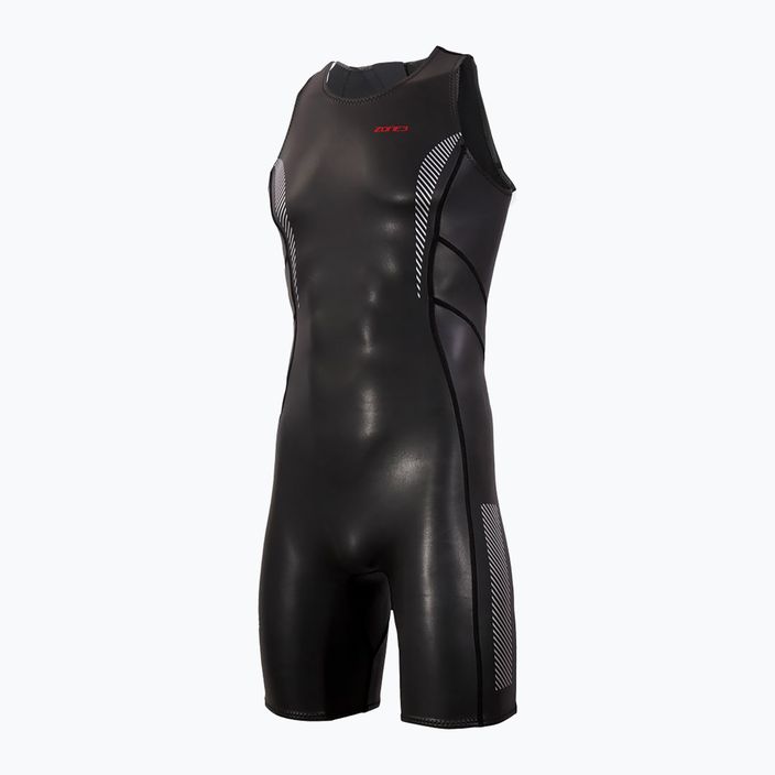 Pianka triathlonowa męska ZONE3 Neoprene Kneeskin Baselayer black/red