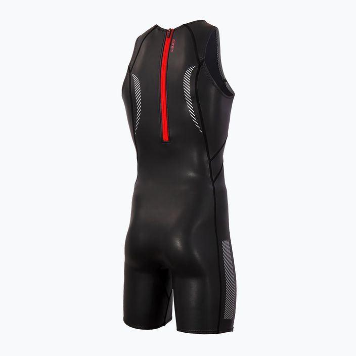 Pianka triathlonowa męska ZONE3 Neoprene Kneeskin Baselayer black/red 2