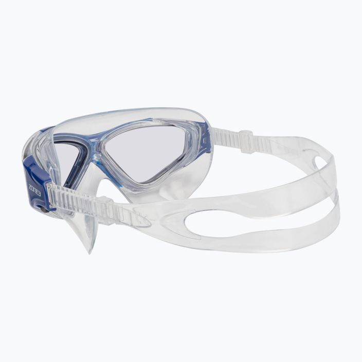Maska do pływania ZONE3 Vision Max blue/clear 4