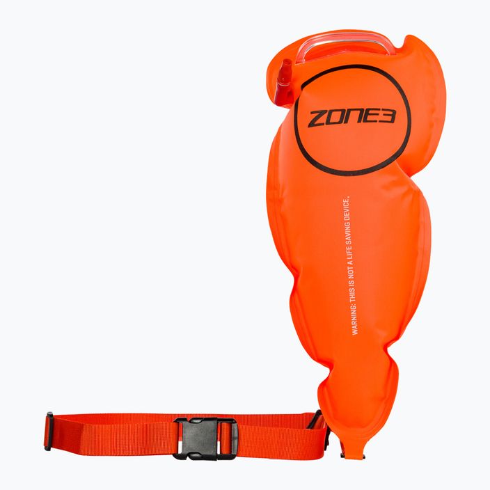 Bojka asekuracyjna ZONE3 Swim Safety Belt With Tow Float Pouch hi-vis orange