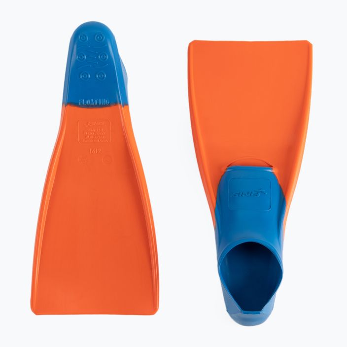 Płetwy do pływania FINIS Long Floating Fins blue/orange 2