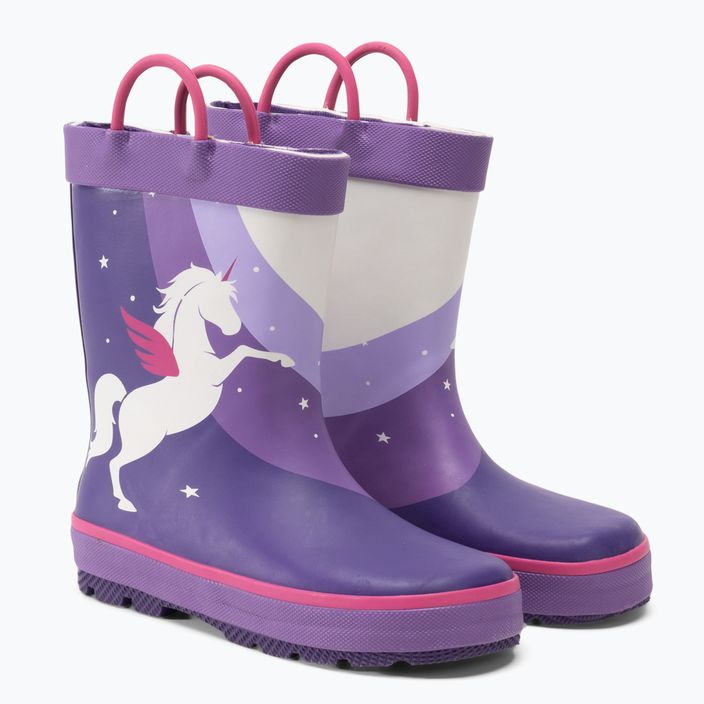 Kalosze turystyczne dziecięce Kamik Unicorn purple 4