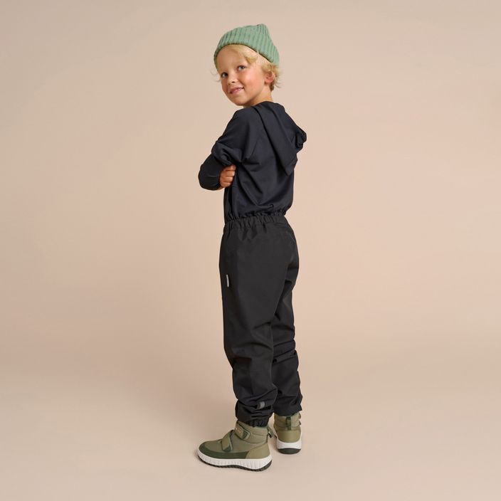 Spodnie przeciwdeszczowe dziecięce Reima Kuivala black 9
