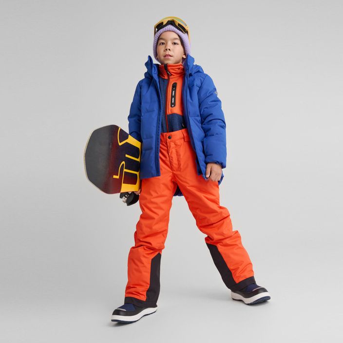 Spodnie narciarskie dziecięce Reima Wingon red orange 11