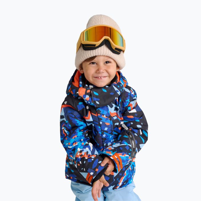 Kurtka narciarska dziecięca Reima Kairala black/blue 4