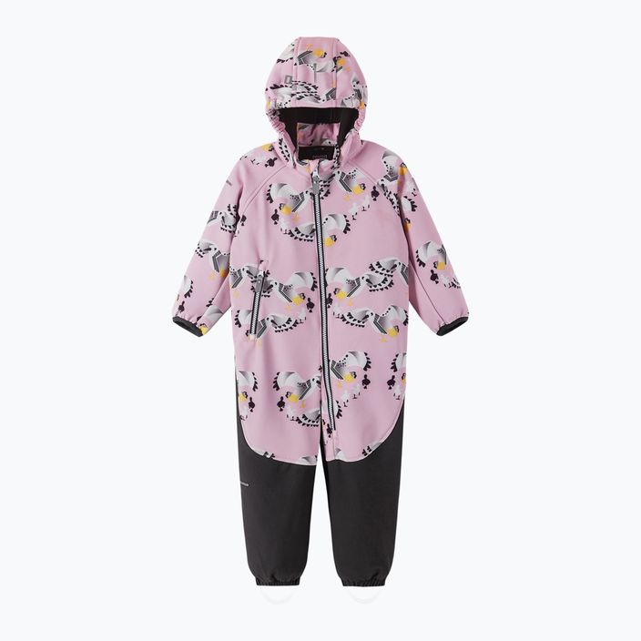 Kombinezon softshell dziecięcy Reima Mjosa pale rose 3