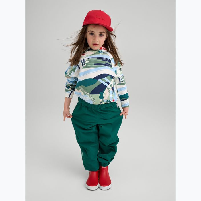 Spodnie przeciwdeszczowe dziecięce Reima Kaura deeper green 3