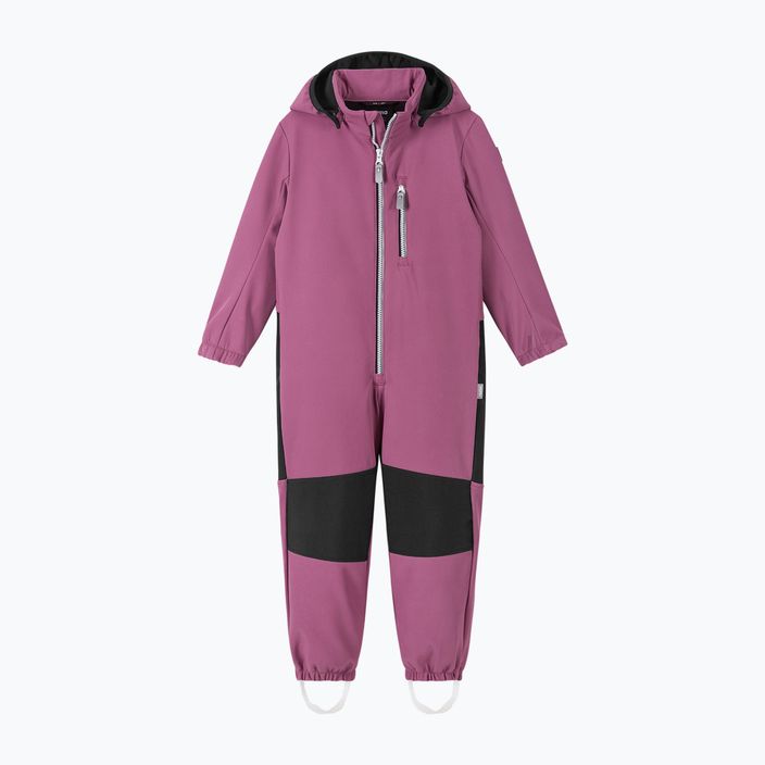 Kombinezon softshell dziecięcy Reima Nurmes red violet 2