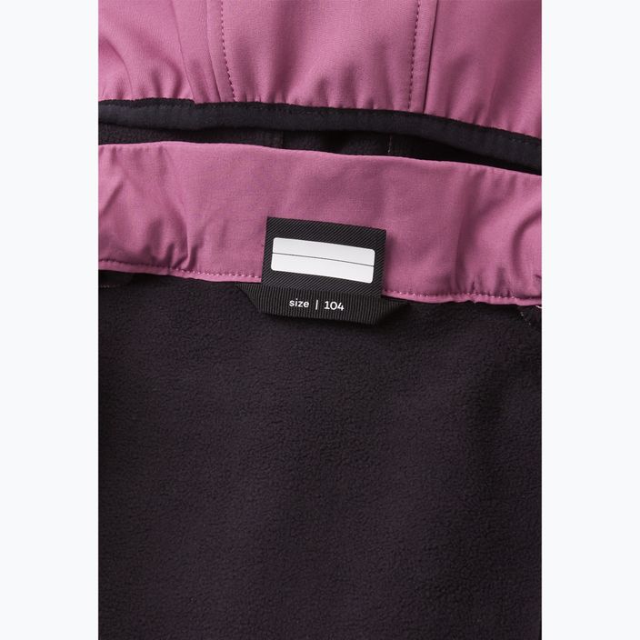 Kombinezon softshell dziecięcy Reima Nurmes red violet 6