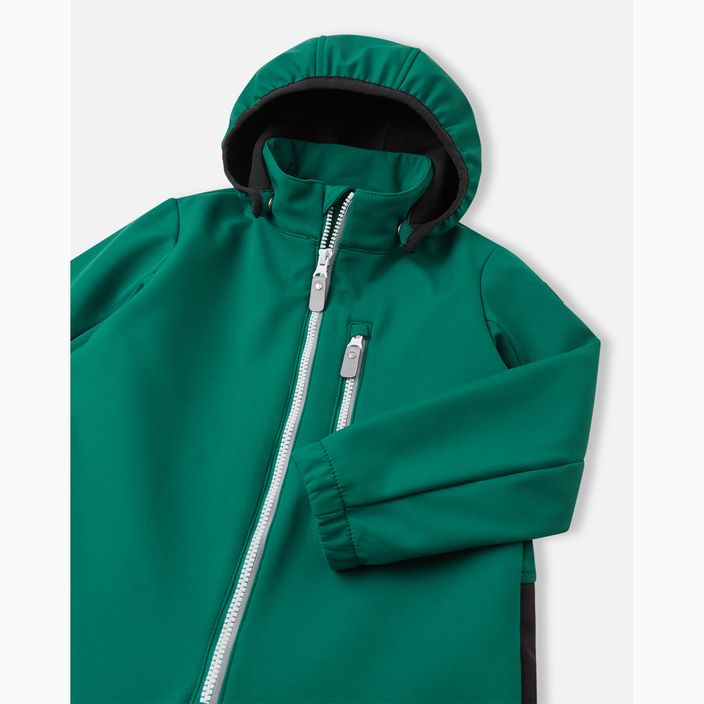 Kombinezon softshell dziecięcy Reima Nurmes deeper green 4