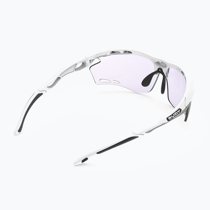 Okulary przeciwsłoneczne Rudy Project Propulse white glossy/impactx photochromic 2 laser purple 5