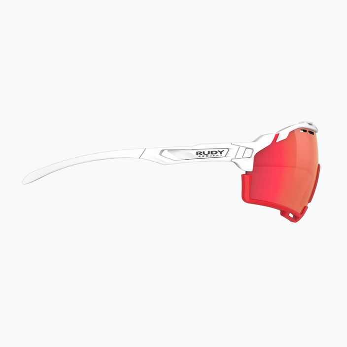 Okulary przeciwsłoneczne Rudy Project Cutline white matte/multilaser red 4