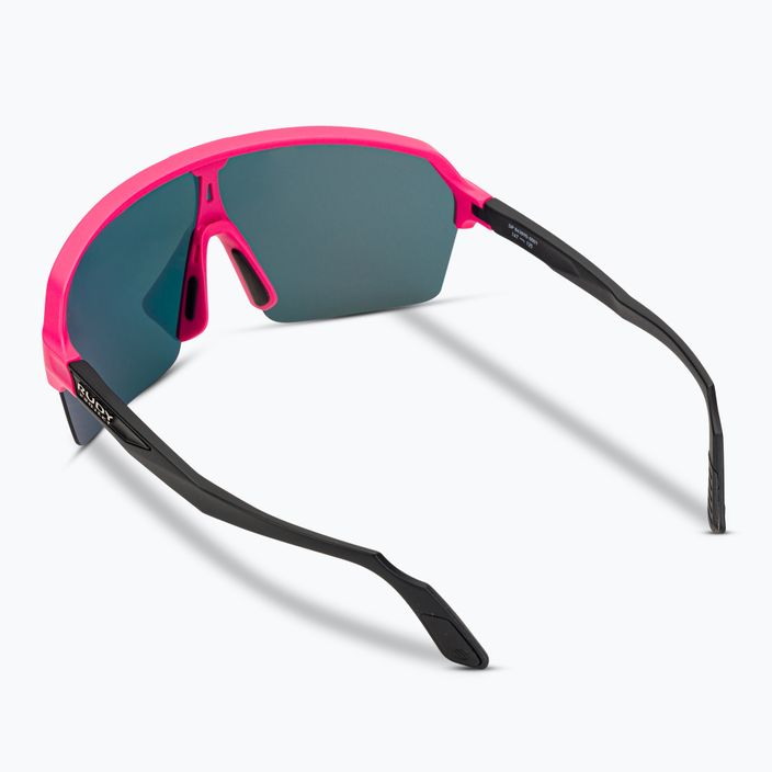 Okulary przeciwsłoneczne Rudy Project Spinshield Air pink fluo matte/multilaser red 2