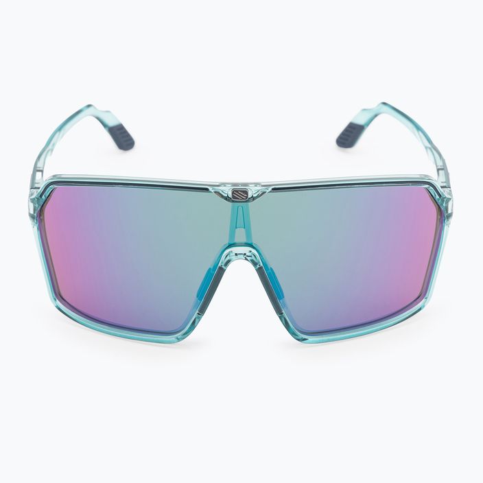 Okulary przeciwsłoneczne Rudy Project Spinshield crystal azur/multilaser green 3