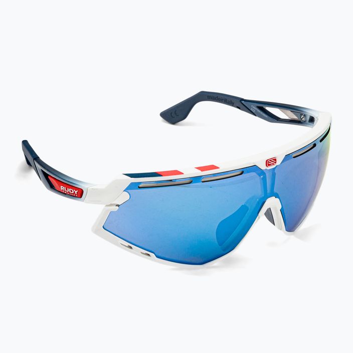 Okulary przeciwsłoneczne Rudy Project Defender white gloss/fade blue/multilaser ice