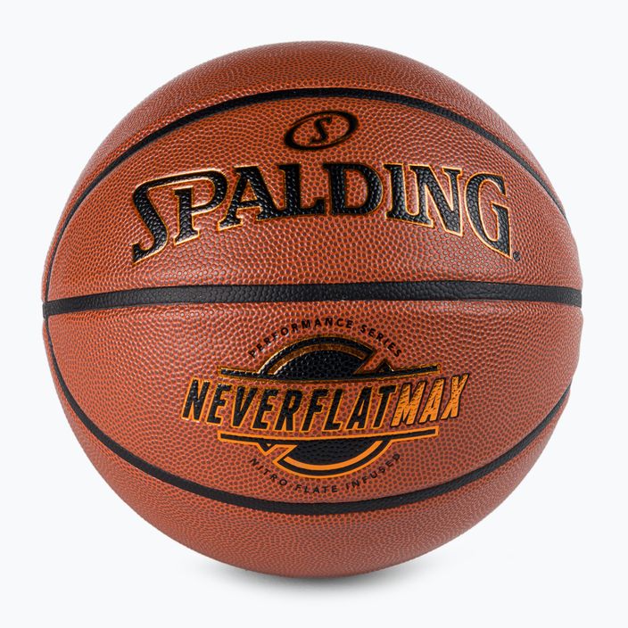 Piłka do koszykówki Spalding Neverflat Max pomarańczowa rozmiar 7 2