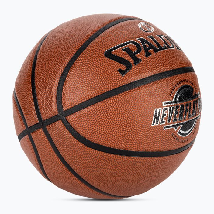 Piłka do koszykówki Spalding NeverFlat Pro pomarańczowa rozmiar 7 2