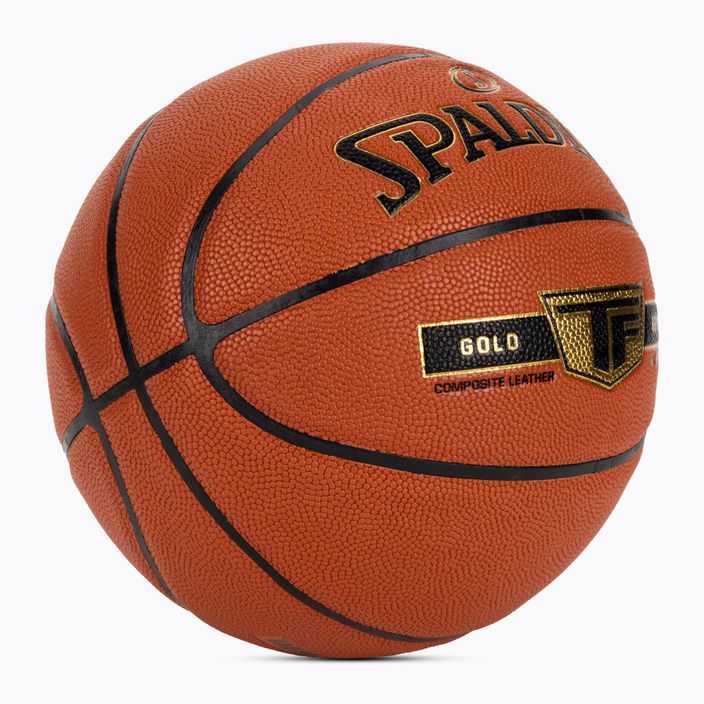 Piłka do koszykówki Spalding TF Gold Sz7 pomarańczowa rozmiar 7 2
