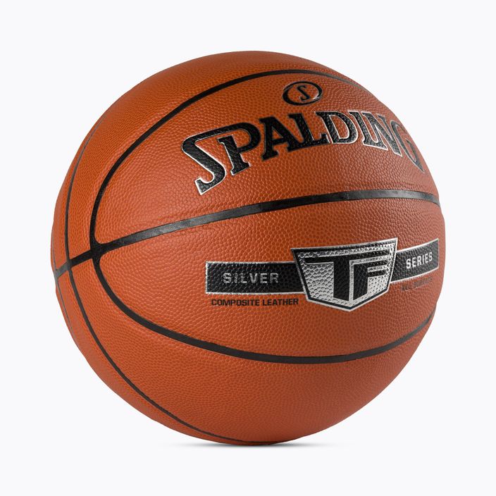 Piłka do koszykówki Spalding Silver TF pomarańczowa rozmiar 7 2