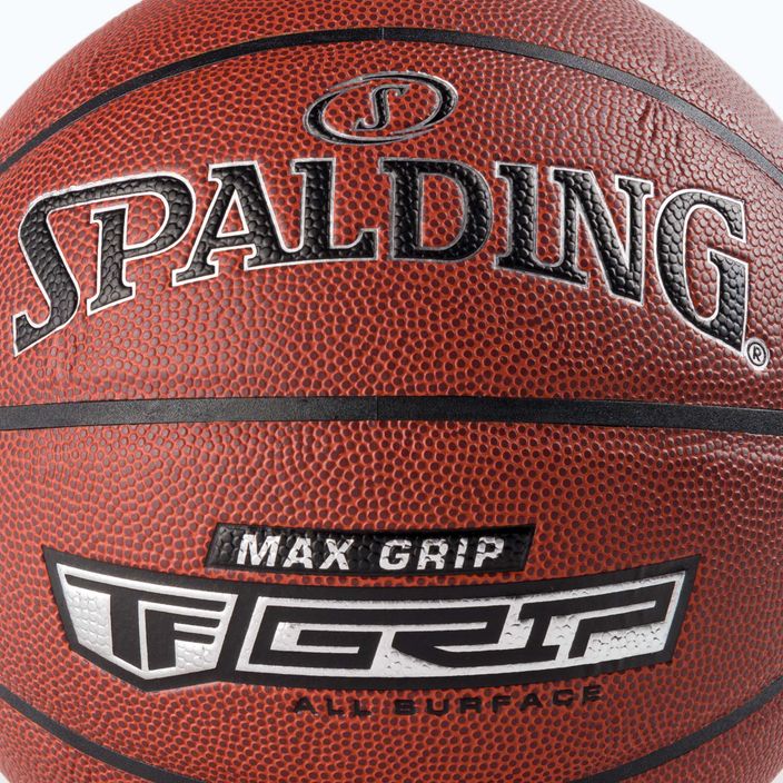 Piłka do koszykówki Spalding Max Grip pomarańczowa rozmiar 7 3