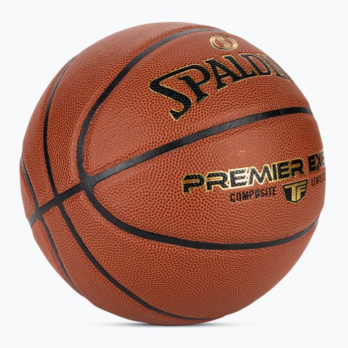 Piłka do koszykówki Spalding Premier Excel pomarańczowy rozmiar 7 2