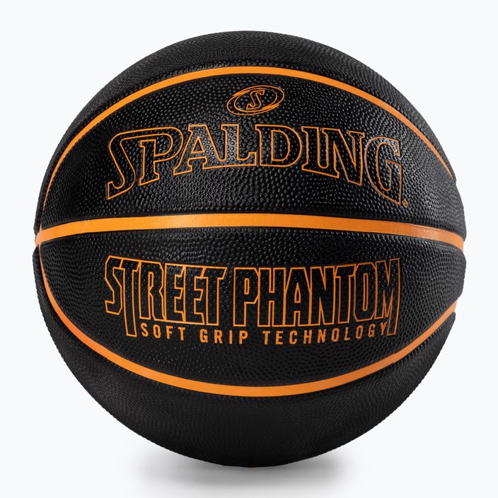Piłka do koszykówki Spalding Phantom czarna/pomarańczowa rozmiar 7 2