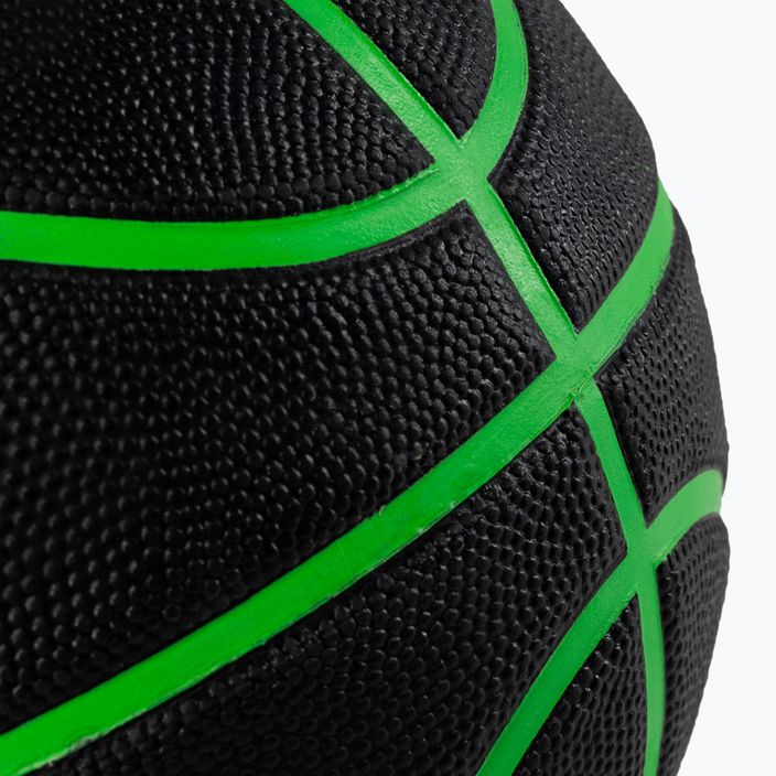 Piłka do koszykówki Spalding Phantom czarna/zielona rozmiar 7 3