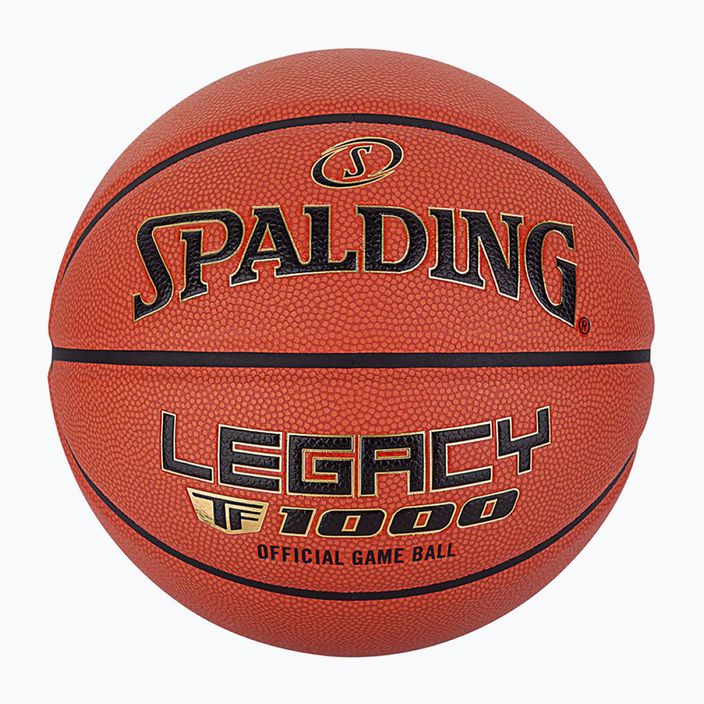 Piłka do koszykówki Spalding TF-1000 Legacy FIBA pomarańczowa rozmiar 6 4