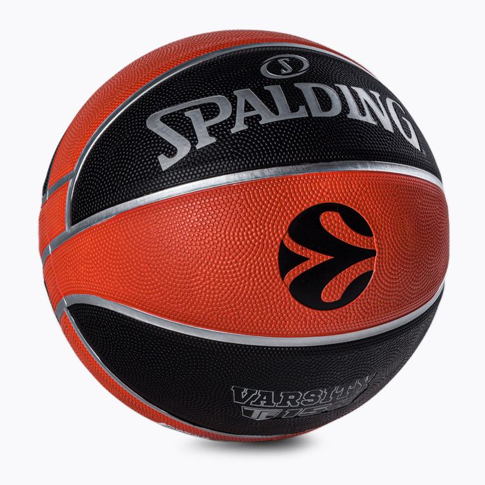 Piłka do koszykówki Spalding Euroleague TF-150 Legacy pomarańczowa/czarna rozmiar 7 2