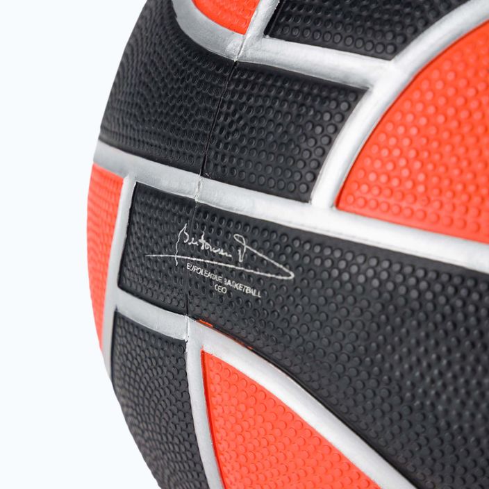 Piłka do koszykówki Spalding Euroleague TF-150 Legacy pomarańczowa/czarna rozmiar 6 2